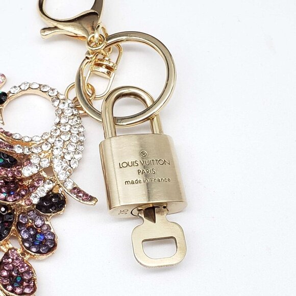 100% Auth Louis Vuitton Lock & Key with unbranded Bagcharm, Keycharm, Keychain - Picture 6 of 8